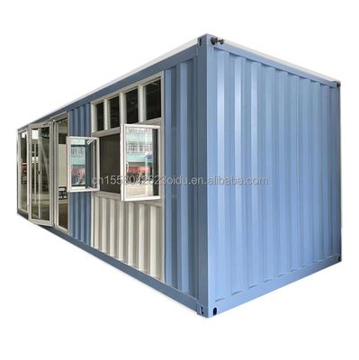 Casas de contenedores portátiles de lujo Prefabricadas de 20 pies 40 pies Casas con color personalizado