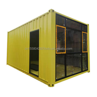 Casas de contenedores portátiles de lujo Prefabricadas de 20 pies 40 pies Casas con color personalizado