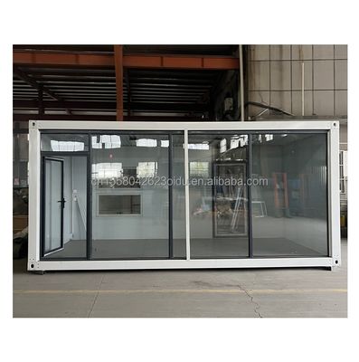 Casas de contenedores portátiles de lujo Prefabricadas de 20 pies 40 pies Casas con color personalizado