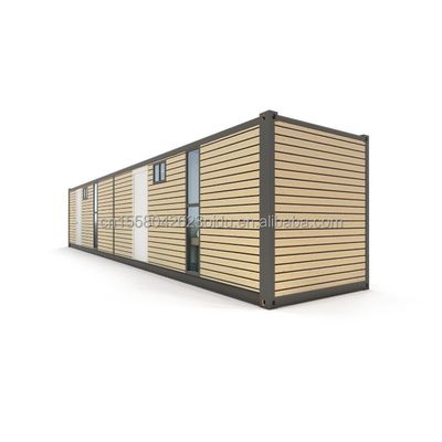 Contenedor de envío móvil con 4 dormitorios Residencial Mini Salón Pared 50/75/100mm Panel de sándwich de onda