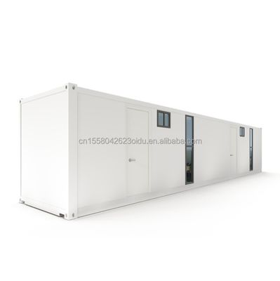 Contenedor de envío móvil con 4 dormitorios Residencial Mini Salón Pared 50/75/100mm Panel de sándwich de onda