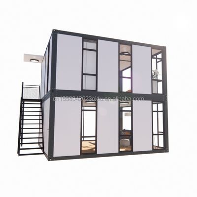 Conveniencia de oficina para supermercado Gran pared de cortina ventana de vidrio Casa móvil Sala de contenedores