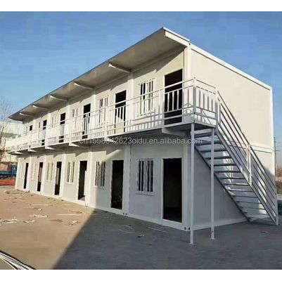 Hotel Estándar Contenedor Portátil Casa Prefabricada de Acero Oficina Móvil 20 pies Contenedor Plegable Extensible Sala de Actividades