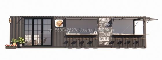 Solución de alojamiento en hoteles Casas de contenedores modulares prefabricadas en tiendas de contenedores con ventanas de aleación de aluminio