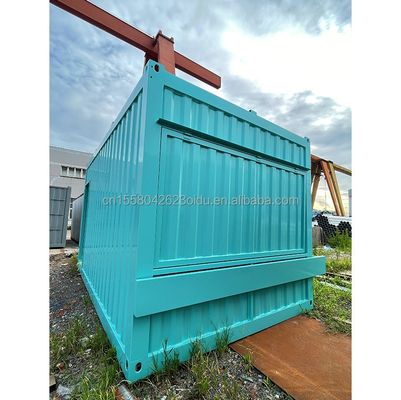 Tubos cuadrados de acero galvanizado estructura principal y aleación de aluminio ventanas para almacenes de contenedores marco prefabricado de construcción