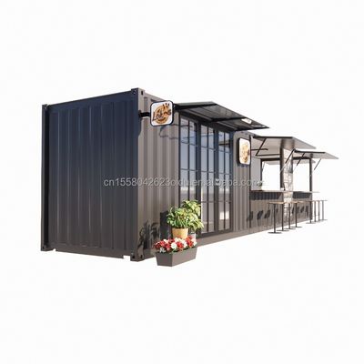 Solución de alojamiento en hoteles Casas de contenedores modulares prefabricadas en tiendas de contenedores con ventanas de aleación de aluminio