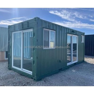 Tubos cuadrados de acero galvanizado estructura principal y aleación de aluminio ventanas para almacenes de contenedores marco prefabricado de construcción
