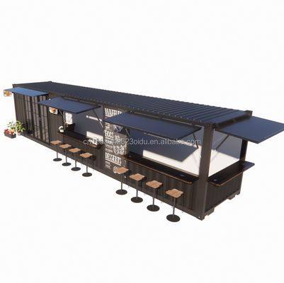Solución de alojamiento en hoteles Casas de contenedores modulares prefabricadas en tiendas de contenedores con ventanas de aleación de aluminio