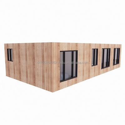 Color personalizado Bar de contenedor robusto de dos pisos Mini tienda emergente de 20 pies con tubos cuadrados de acero galvanizado