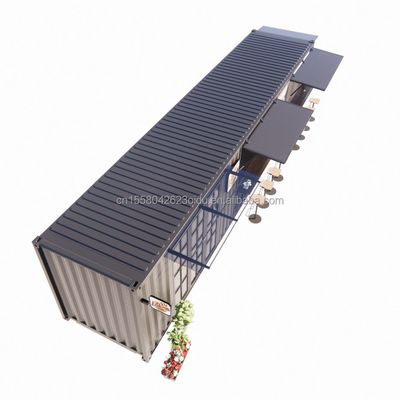 Solución de alojamiento en hoteles Casas de contenedores modulares prefabricadas en tiendas de contenedores con ventanas de aleación de aluminio