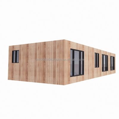 Color personalizado Bar de contenedor robusto de dos pisos Mini tienda emergente de 20 pies con tubos cuadrados de acero galvanizado