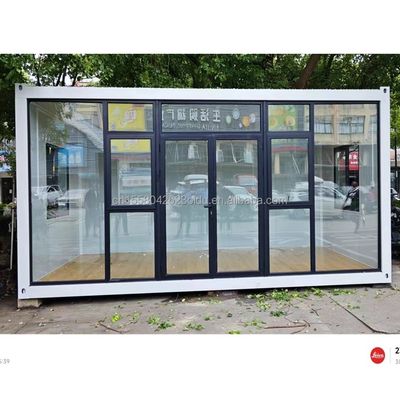 Cuadro de acero de color personalizado acero galvanizado doblado 180g plegable de paquete plano Casa de contenedores para alojamiento dormitorio