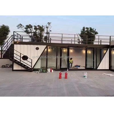 Estancia de acero Contenedor de la tienda de construcción prefabricado Marco de acero estructura para 20 pies o 40 pies casas de contenedores