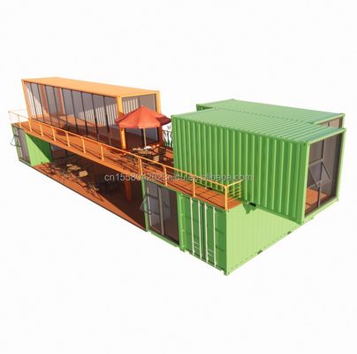 Modular pequeño Kit Cabina Residencial Contenedor de vivienda estructura principal Tubos cuadrados de acero galvanizado