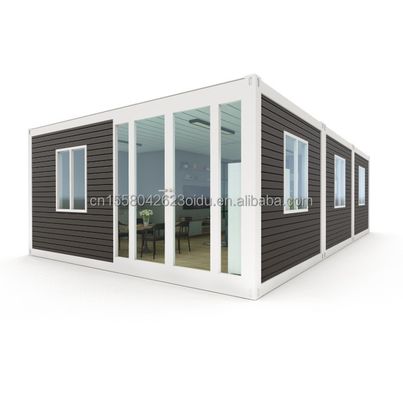 Casas de contenedores Diseño moderno para montaje rápido y asequible de 3 habitaciones 2 baños Casa prefabricada