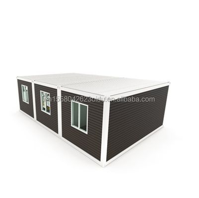 Casas de contenedores Diseño moderno para montaje rápido y asequible de 3 habitaciones 2 baños Casa prefabricada