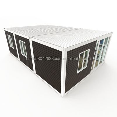 Casas de contenedores Diseño moderno para montaje rápido y asequible de 3 habitaciones 2 baños Casa prefabricada