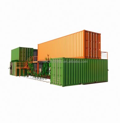 Modular pequeño Kit Cabina Residencial Contenedor de vivienda estructura principal Tubos cuadrados de acero galvanizado