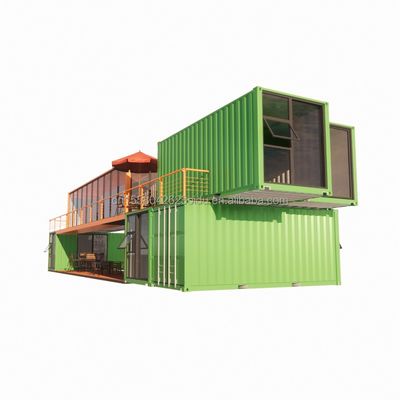 Modular pequeño Kit Cabina Residencial Contenedor de vivienda estructura principal Tubos cuadrados de acero galvanizado
