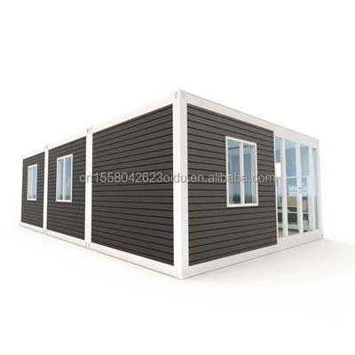 Casas de contenedores Diseño moderno para montaje rápido y asequible de 3 habitaciones 2 baños Casa prefabricada