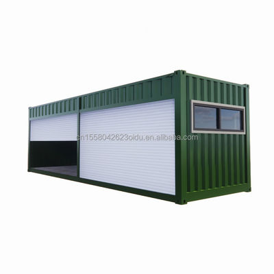 20 pies Prefabricado Flat Packaging Module Casa Garage Almacenamiento Booth Casa de contenedores con estilo de diseño moderno simple