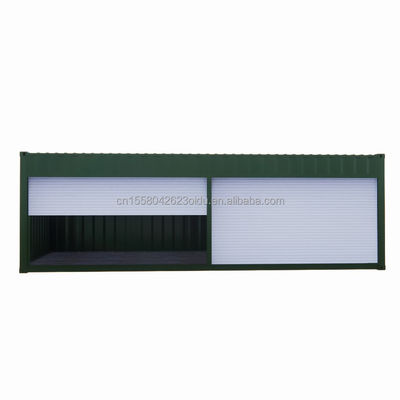 20 pies Prefabricado Flat Packaging Module Casa Garage Almacenamiento Booth Casa de contenedores con estilo de diseño moderno simple