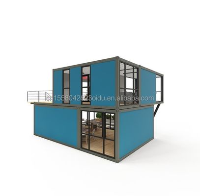 Edificios modulares de acero Hoteles Container Houses Movable Prefab 40ft Shipping Container de comida rápida Restaurante Cafetería Cafetería y bar