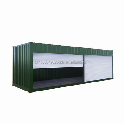 20 pies Prefabricado Flat Packaging Module Casa Garage Almacenamiento Booth Casa de contenedores con estilo de diseño moderno simple