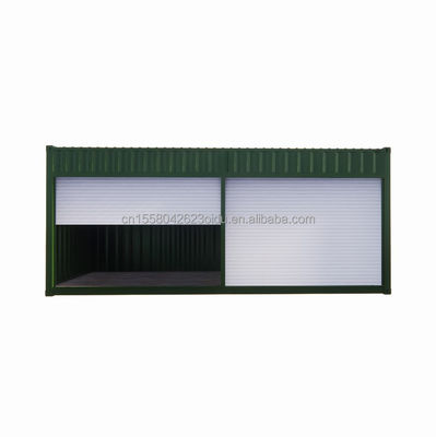 20 pies Prefabricado Flat Packaging Module Casa Garage Almacenamiento Booth Casa de contenedores con estilo de diseño moderno simple
