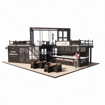Prefabricado Plegable Tienda portátil Almacenamiento Edificio de oficinas Transporte marítimo Casa de contenedores Muebles remolques con color personalizado