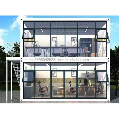 Acero galvanizado de prefabricación prefabricado Contenedor de trabajadores dormitorio con 50/75/100mm onda panel de sandwich pared