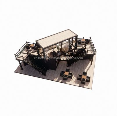 Prefabricado Plegable Tienda portátil Almacenamiento Edificio de oficinas Transporte marítimo Casa de contenedores Muebles remolques con color personalizado
