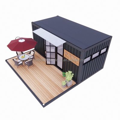 Construir rápidamente casas pequeñas casas de contenedores estilo de diseño moderno casas prefabricadas para un dormitorio una solución de baño