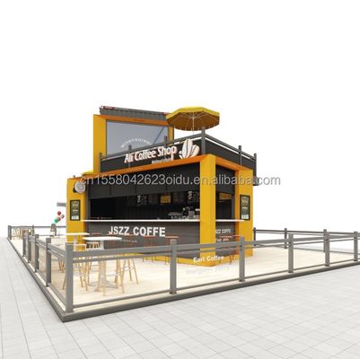 Aluminio de aleación Ventanas 20ft 40ft Prefab Mobile Bar de envío Cafeterías Restaurantes Contenedor Casa modular Hogar