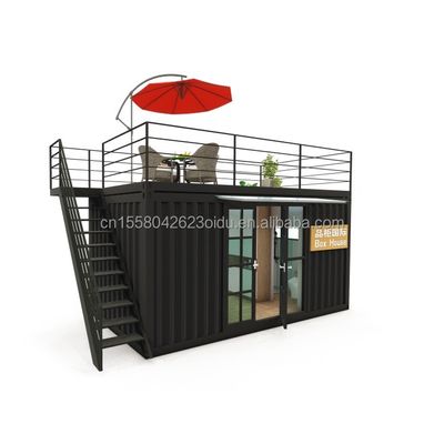 Diseño moderno 20 pies o 40 pies portable Contenedor de envío Tienda de ropa Prefab tienda móvil Tienda de almacenamiento Casa para negocios minoristas