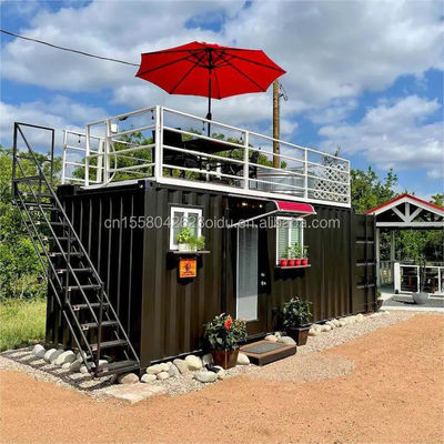 Diseño moderno 20 pies o 40 pies portable Contenedor de envío Tienda de ropa Prefab tienda móvil Tienda de almacenamiento Casa para negocios minoristas