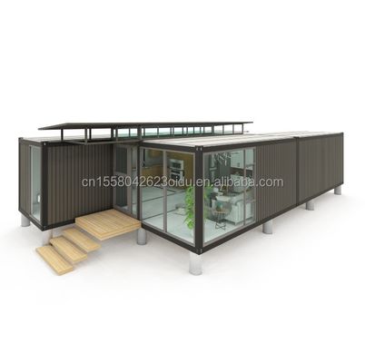 Casa de contenedores de color personalizado Casa prefabricada móvil 20 pies Prefabricado de envío Kit de casa pequeña para hotel
