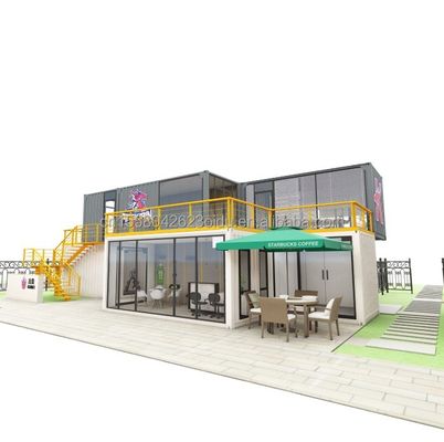 Tubos cuadrados de acero galvanizado estructura principal para diseño y construcción de casas de contenedores de hoteles personalizados