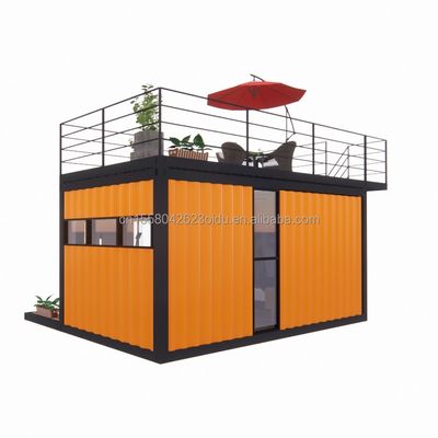 Hotel 20 pies Contenedor portátil Tienda de ropa Cafetería prefabricada Tienda móvil Almacén