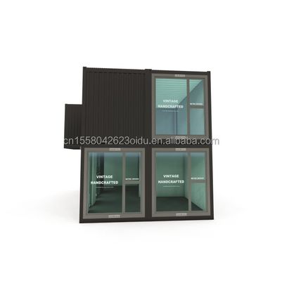 50/75/100mm Panel de sandwich ondulado Paredes Contenedor modular Oficina prefabricada para espacios de trabajo modernos y flexibles