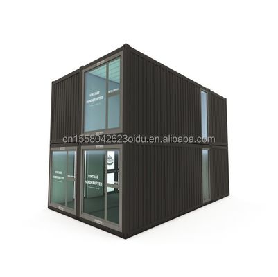 50/75/100mm Panel de sandwich ondulado Paredes Contenedor modular Oficina prefabricada para espacios de trabajo modernos y flexibles