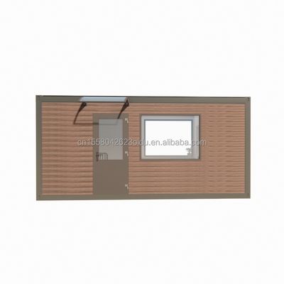 Tubos cuadrados de acero galvanizado estructura principal casa prefabricada para 20 pies o 40 pies moderna villa de lujo casa