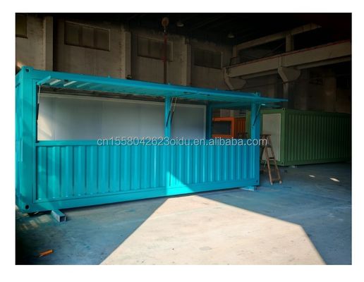 Tubos cuadrados de acero galvanizado Estructura principal Casas de contenedores para ensamblaje completo