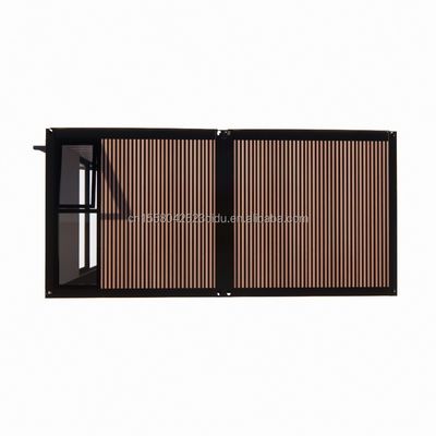 Panel de pared de PVC de imitación de madera para residencia familiar asequible en tamaños de 20 pies o 40 pies