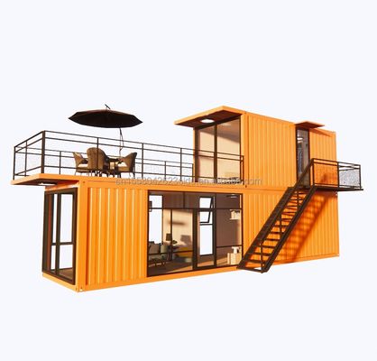 Hoteles Prefabricados Modulares Contenedores de Acero Casas Sentinel Caja Contenedores Móviles Casa 20ft 40ft