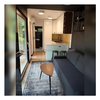 Conjunto completo de equipos para la construcción de casas pequeñas Contenedores prefabricados de 40 pies Cabinas modulares Residencias de contenedores