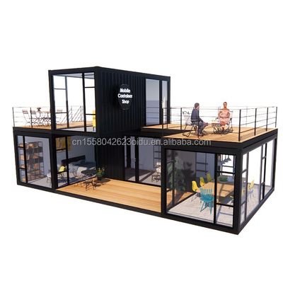 Color personalizado Luxury Modular Home Container Residencial de acero Villa prefabricada Casa prefabricada Casas para tiendas