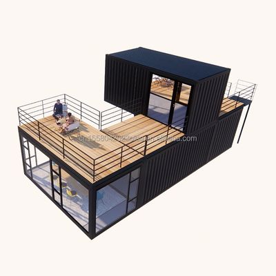 Color personalizado Luxury Modular Home Container Residencial de acero Villa prefabricada Casa prefabricada Casas para tiendas