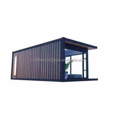 Casas de contenedores Casas prefabricadas Color personalizado Casas de vidrio de madera Casas de contenedores prefabricadas