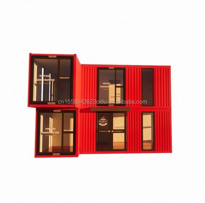 20ft/40ft Prefab Modular Mini Kit Set Casas de cabaña Casa de contenedores estilo de diseño moderno 3 dormitorios Casa lista
